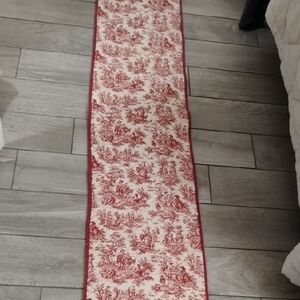 Waverly Red and White Checkered Fabric